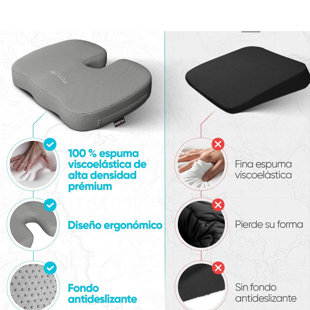 Cojín para la espalda ergonómico