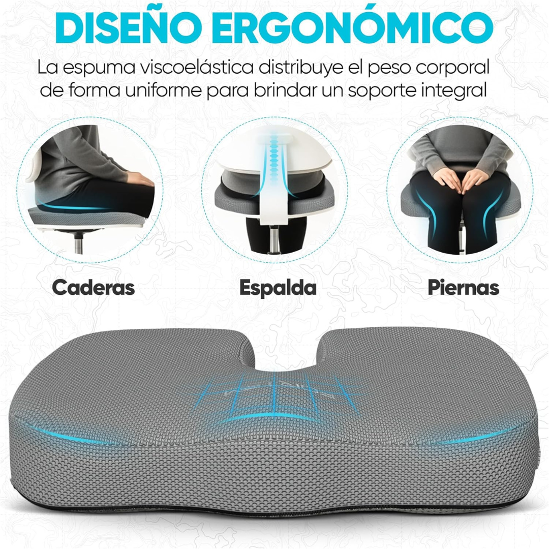 Cojín para la espalda ergonómico